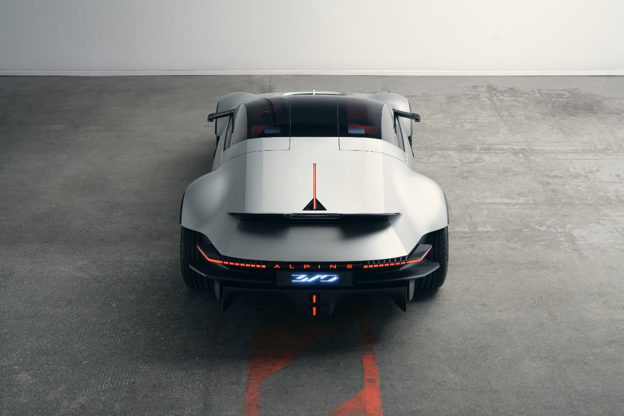alpine a310 vision side profile two-seater coupe