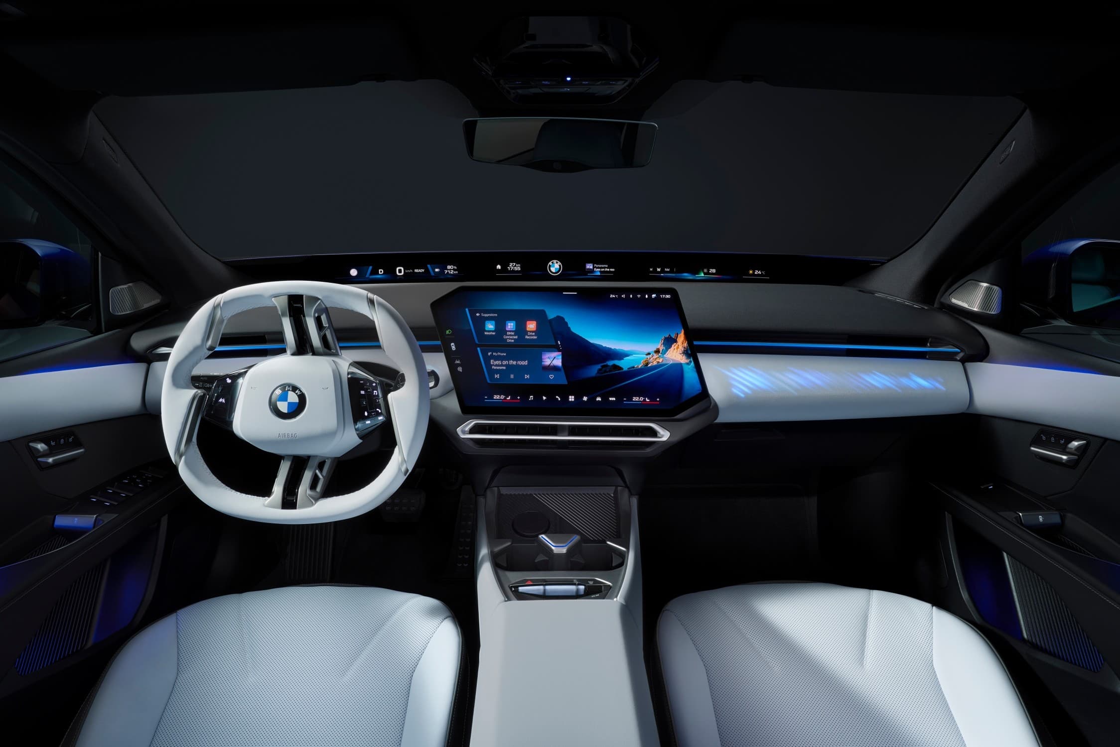snellaadstation elektrische auto premium sfeer nacht