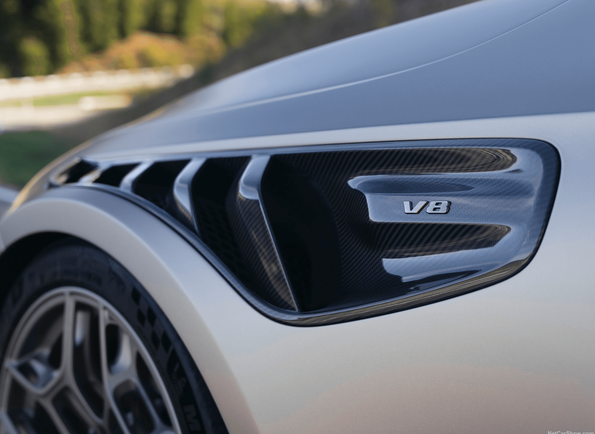 AMG M177 EVO four-litre twin-turbo V8 engine with flat-plane crankshaft